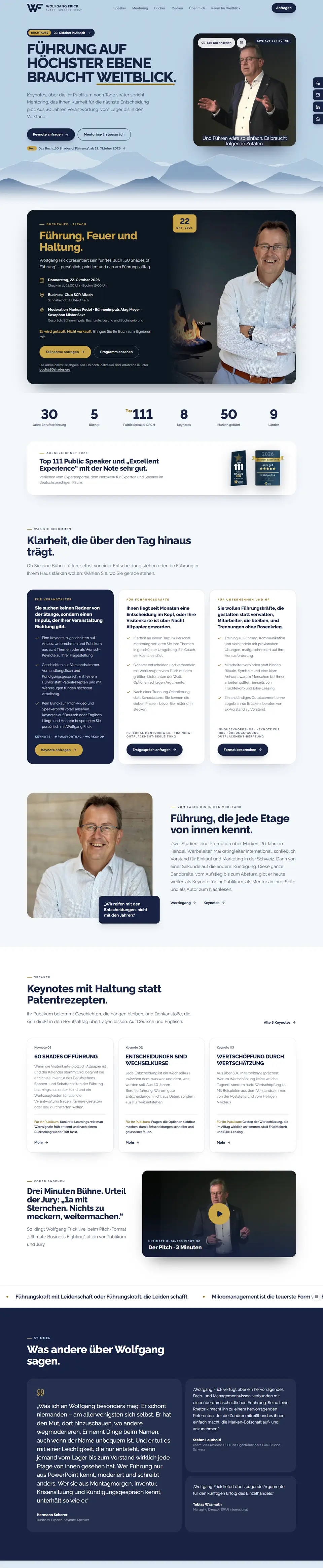 Webseite von Dr. Wolfgang Frick