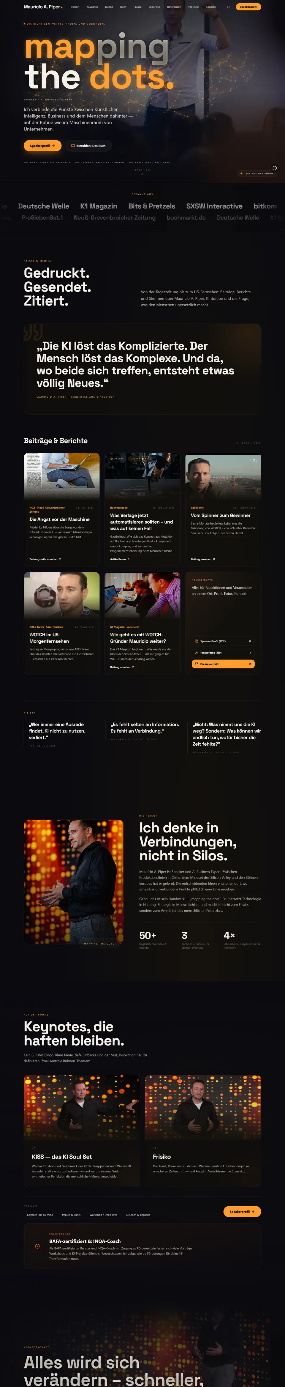 Webseite von Maurício A. Piper